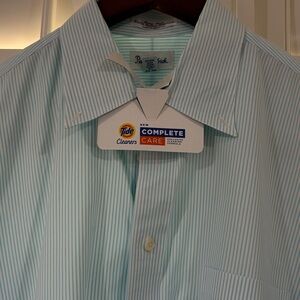 Paul Frederick men's long sleeve dress shirt UEC Classic shirt 17x34.